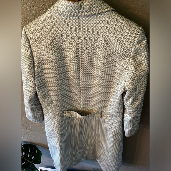 Curling Collection Jacquard 3/4 Sleeve Jacket- Made in France - Picture 6 of 16